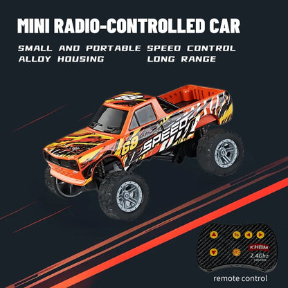 New RC Car MINI Alloy 1/64 Remote Control Car Convenient to Carry 60 Minutes of Work Time Children's Gifts Electronic Toys
