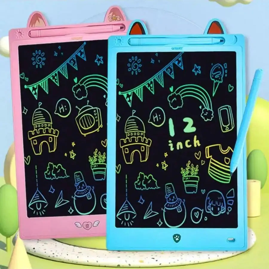 LCD Writing Tablet for Kids – Reusable Drawing & Doodle Board