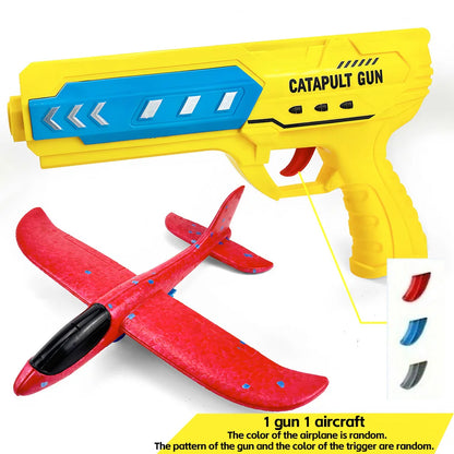 Kids' Foam Glider Planes with Catapult Launcher for Outdoor Play