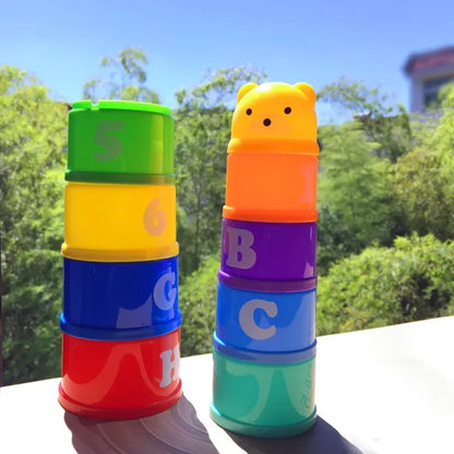 Cup Stacking Game for Kids Speed Challenge Educational Board Toy