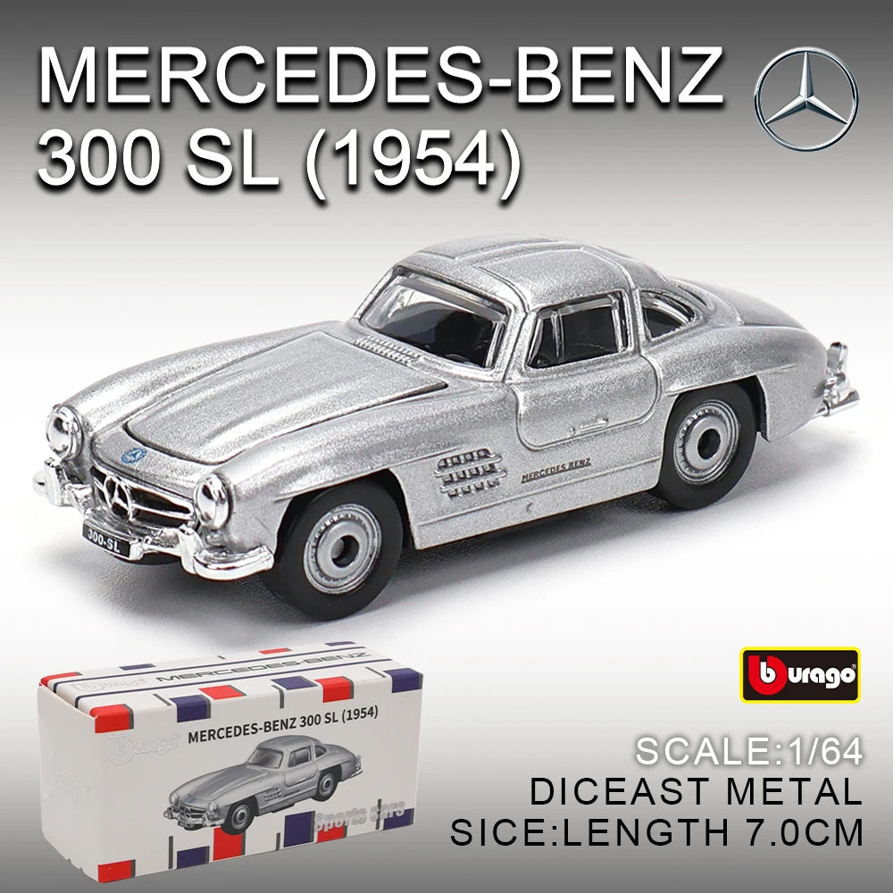 1:64 Diecast Car Model – Metal Scale Collectible for Display