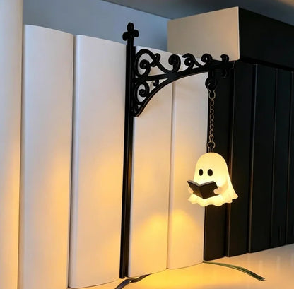 Halloween Retro Bookshelf Reading Lamp – Gothic LED Night Light