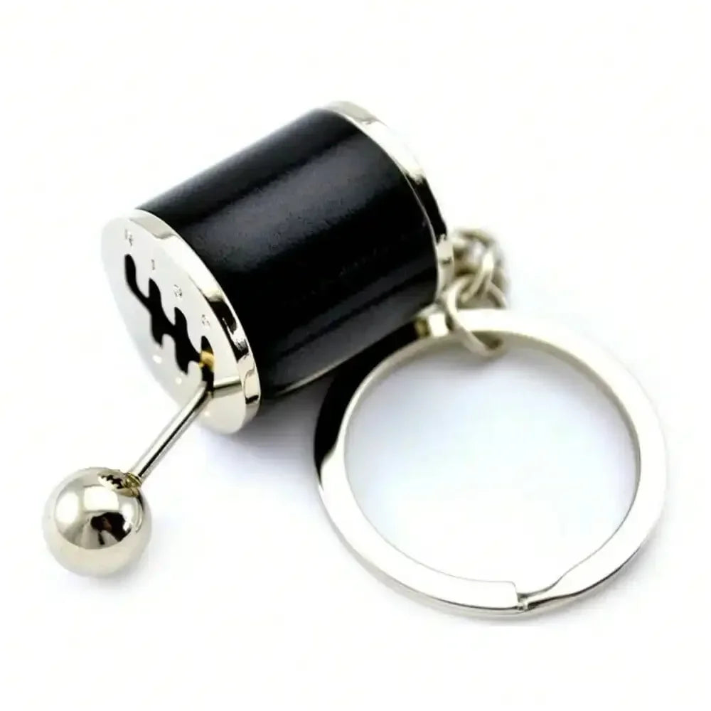 Turbocharger Car Keychain – Metal Gear Shifter Keyring