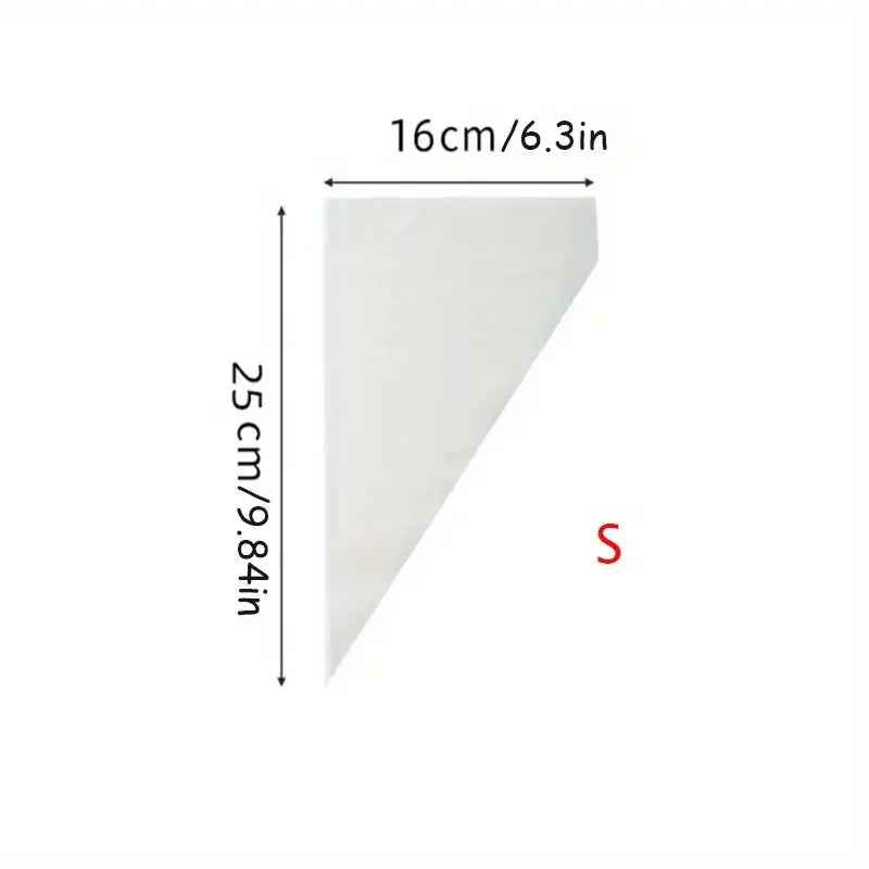 100PCS Disposable Piping Bags for Cake Decorating and Baking