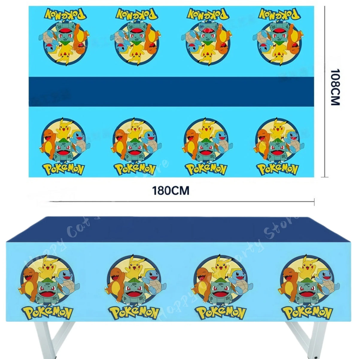 Cartoon Birthday Party Supplies – Tableware & Decorations Set
