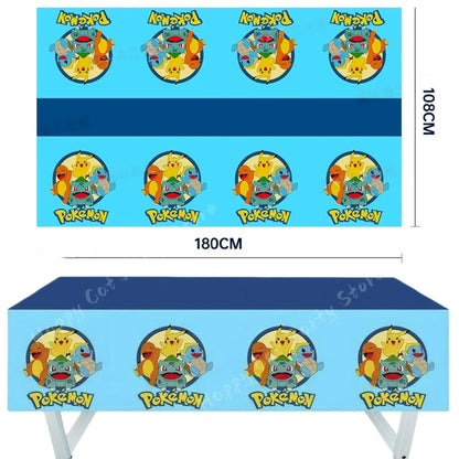 Cartoon Birthday Party Supplies – Tableware & Decorations Set