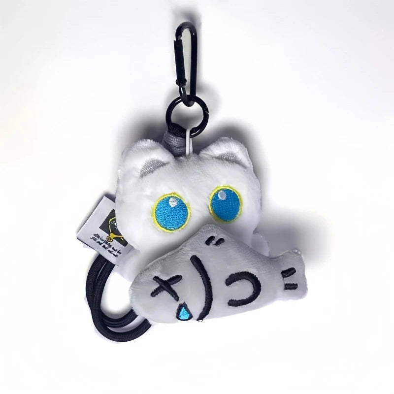 Black Cat Plush Keychain