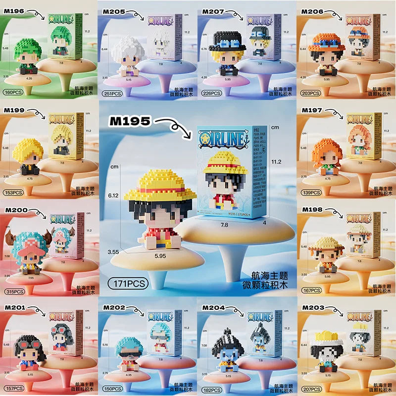 Mini Brick Assembly Model – 3D Building Block Figure