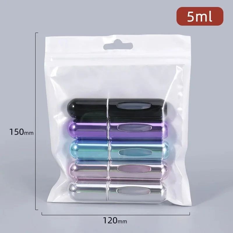 Travel Perfume Atomizer – 5Pcs 5ml Refillable Spray Bottles