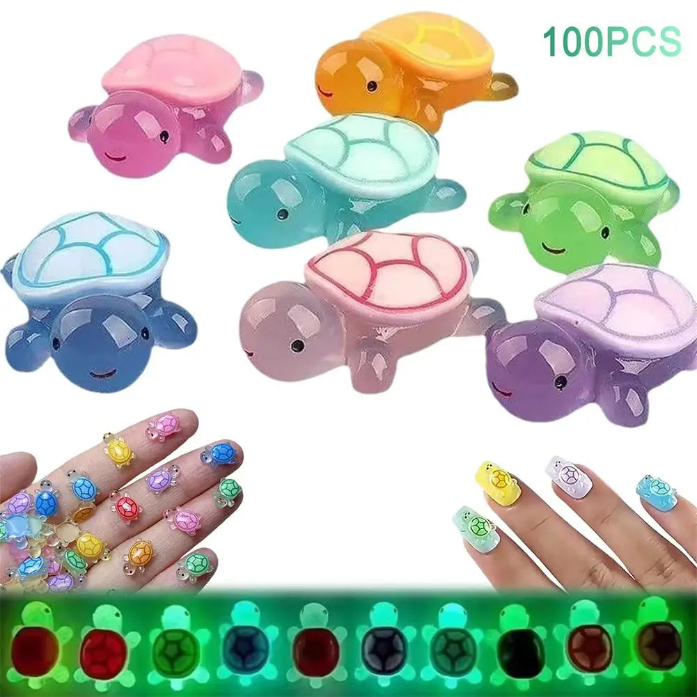 Glow in the Dark Turtle Figurines