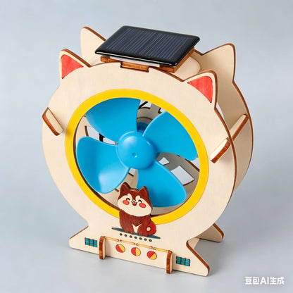 Solar Car Model Kit – DIY Wooden Science & Education Project