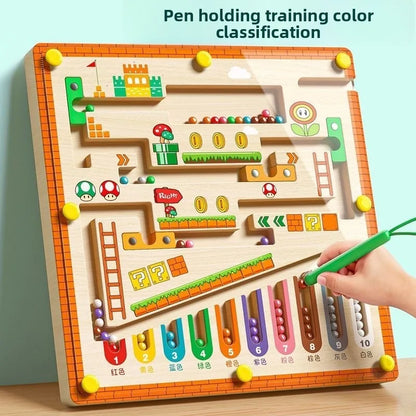 Magnetic Number Maze