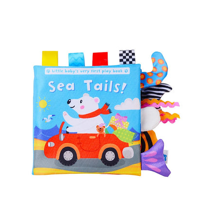 Baby Cloth Book – Montessori Animal Sensory & Learning Activity Toy