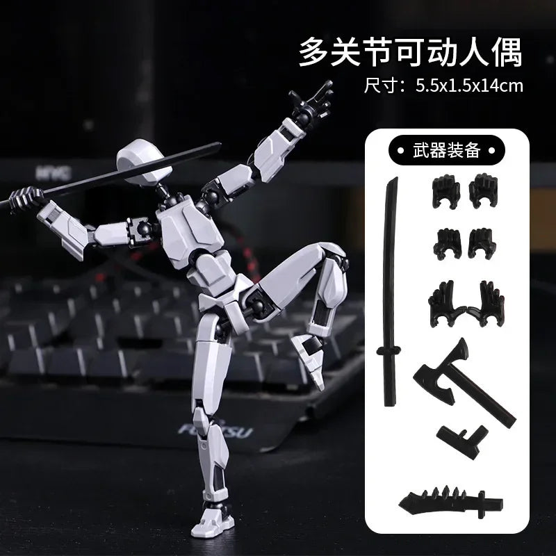 Multi-Jointed Robot Action Figure – Movable Poseable Model