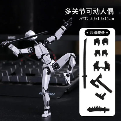 Multi-Jointed Robot Action Figure – Movable Poseable Model