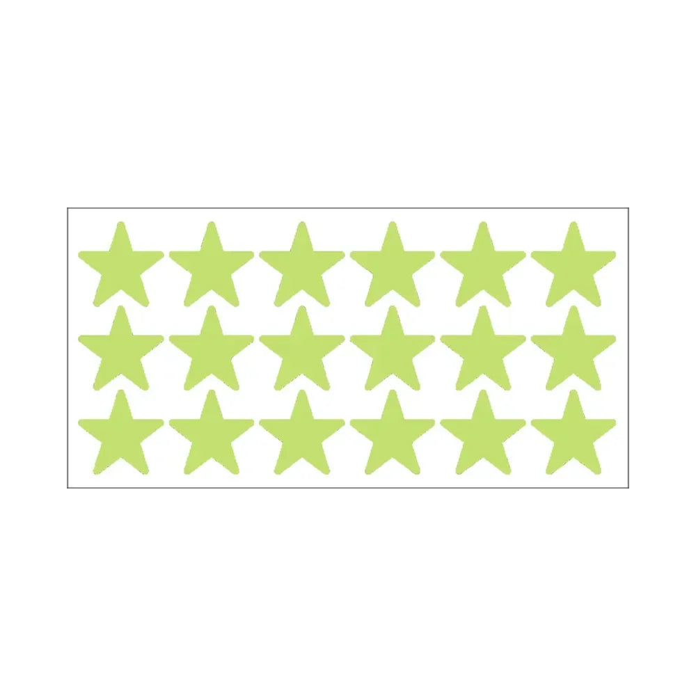 Glow in the Dark Star Stickers – Kids Room Wall Decals