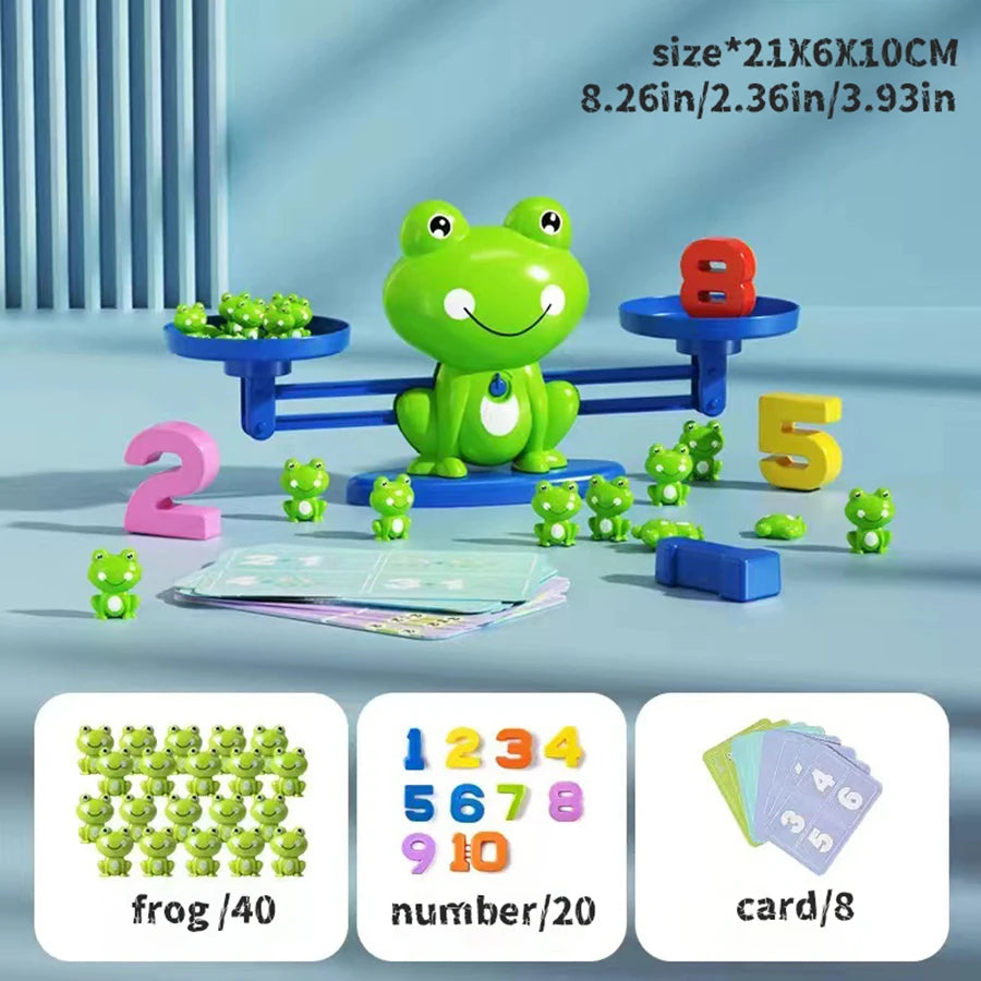 Frog Balance Math Toy – Educational Addition & Subtraction Game