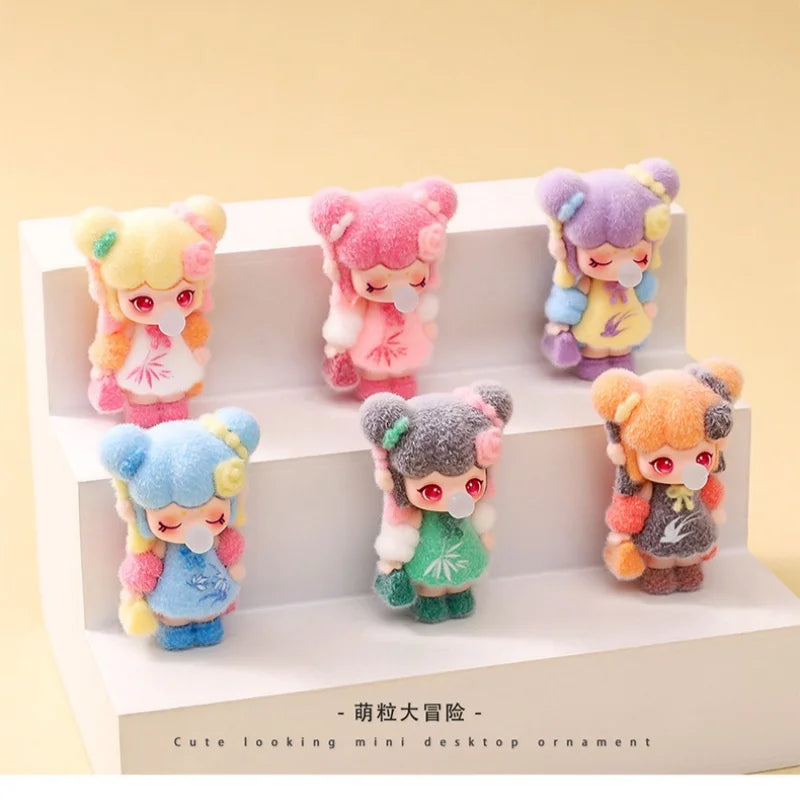 Chinese Style Plush Keychain – Blind Box Model Toy