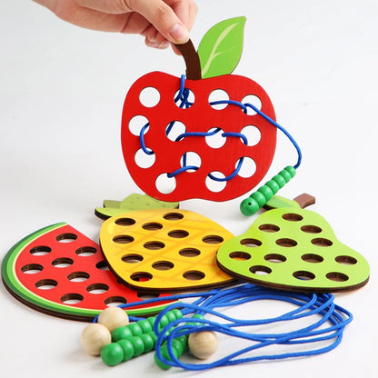 Wooden Lacing Toy