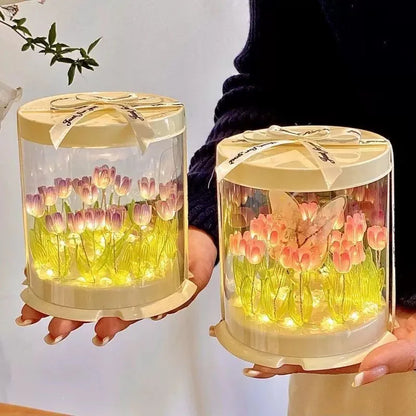 Tulip Night Light – DIY Flower Lamp for Bedroom Decor