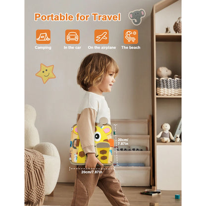 A hands-on, portable activity book for playful learning wherever you go.