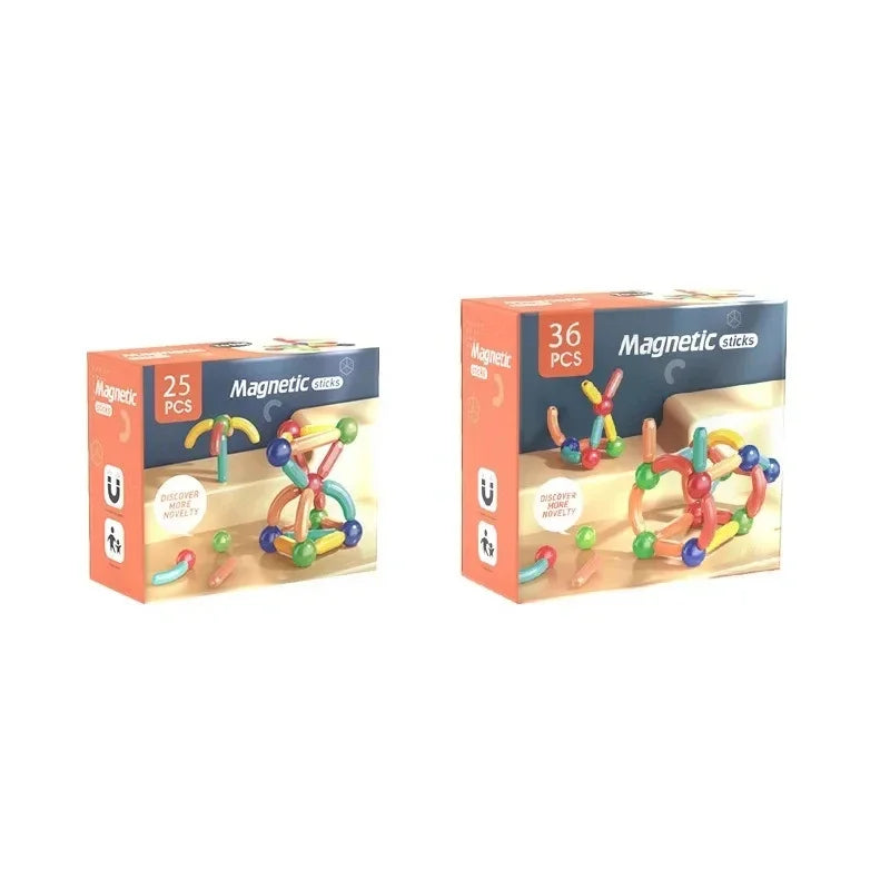Magnetic Building Blocks Cube Set for Creative Learning and Play