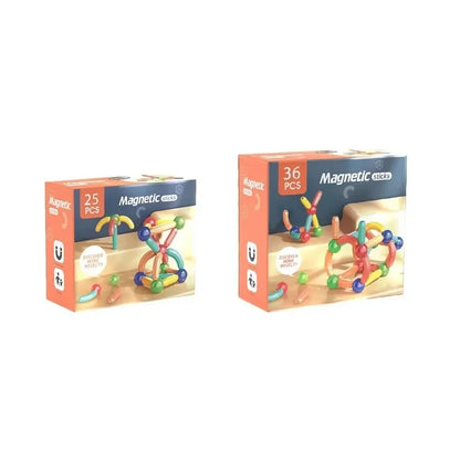 Magnetic Building Blocks Cube Set for Creative Learning and Play