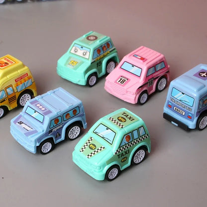 6-Piece Pull Back Toy Cars Set