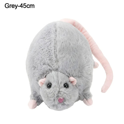 Cute 35/50cm Mouse Doll Cartoon Plush Flower Branch Rat Doll Soft Oversized Animal Figure Kid Gift Birthday Stuffed&Plush Animal