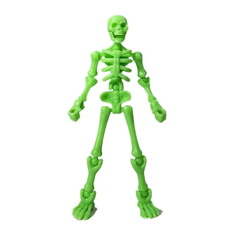 Mini Skeleton Figurines – Posable DIY Halloween Craft Decor