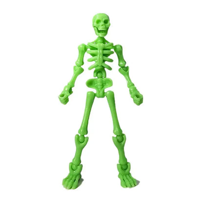 Mini Skeleton Figurines – Posable DIY Halloween Craft Decor