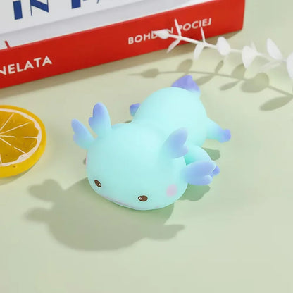 Axolotl Squishy Toy – Cute Slow Rising Squeeze Ball