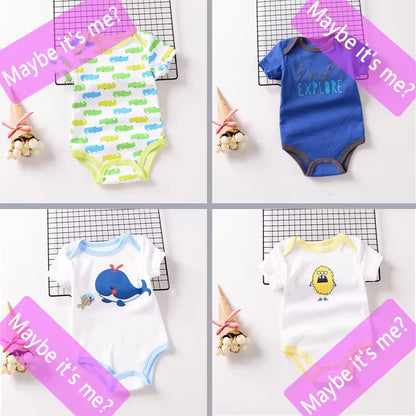 Baby Bodysuit – Summer Newborn Infant Romper 0-12M