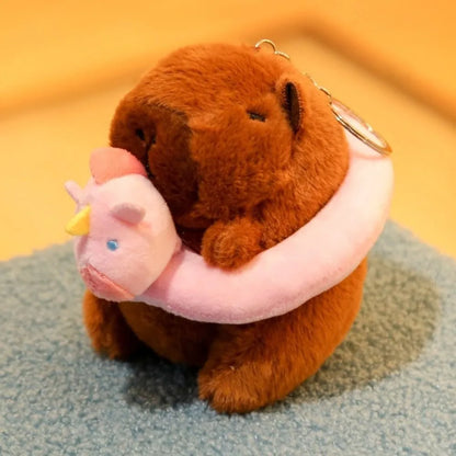 Capybara Plush Toy with Hoodie and Wings – Small Stuffed Animal