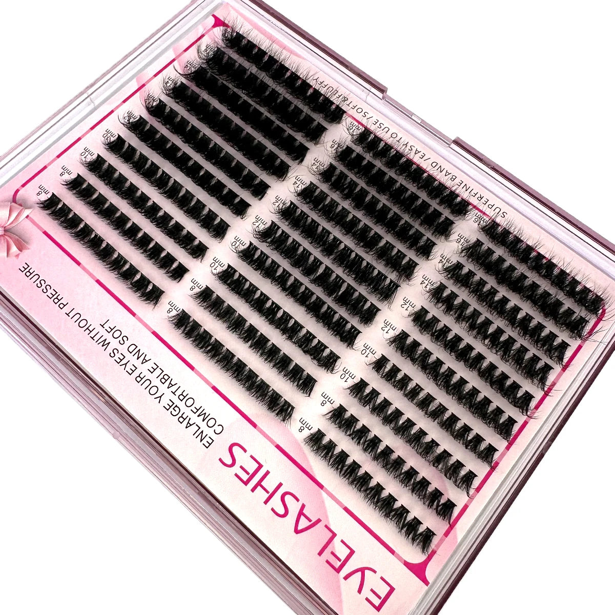 Cluster Eyelash Extensions – 300pcs Wispy Fluffy Lash Clusters