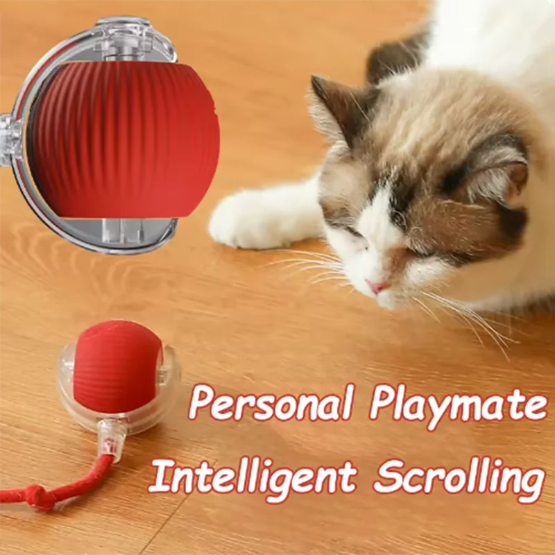 Interactive Dog Ball Toy – Automatic Obstacle Avoidance Pet Ball