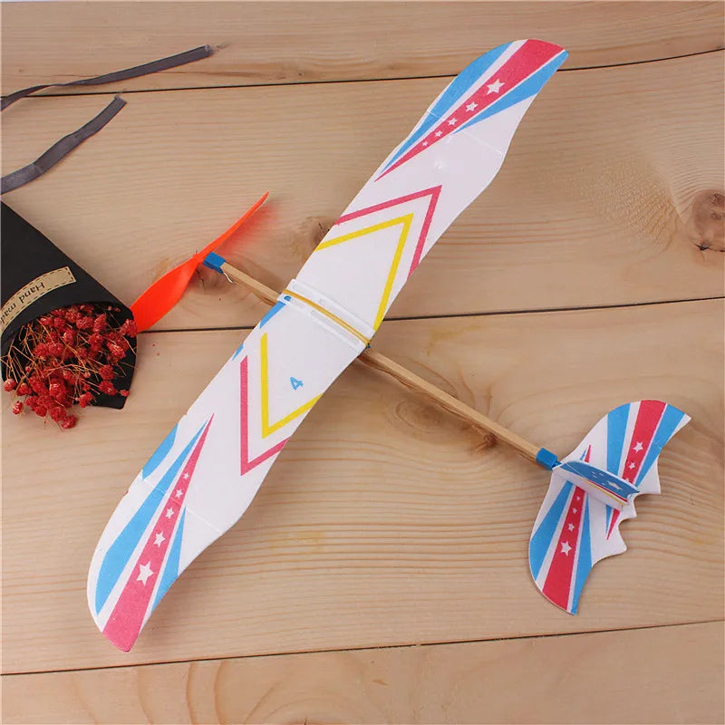 10 Pack Rubber Band Powered Glider Planes for Kids