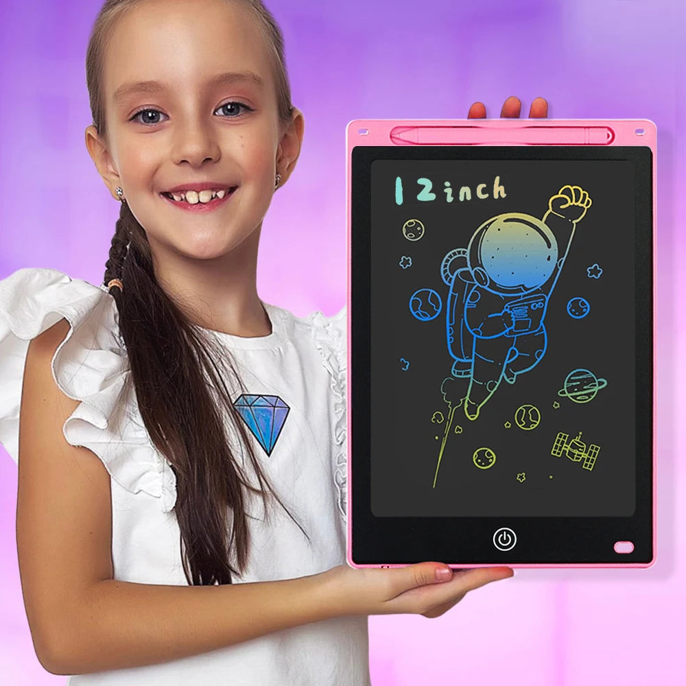 LCD Writing Tablet for Kids – Colorful Drawing Board, 4.5–16 Inch