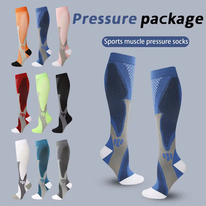 Brothock Medical Sport Compression Socks Men And Women 20-30mmhg Run Nurse Socks for Varicose Veins Running Cycling Travel Socks