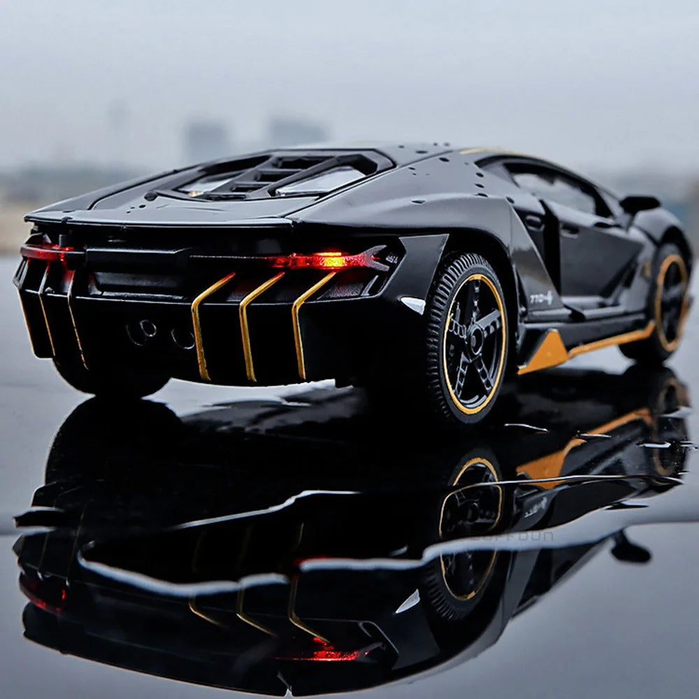 1:32 Diecast Car Model – Alloy Pull Back Light & Sound Toy