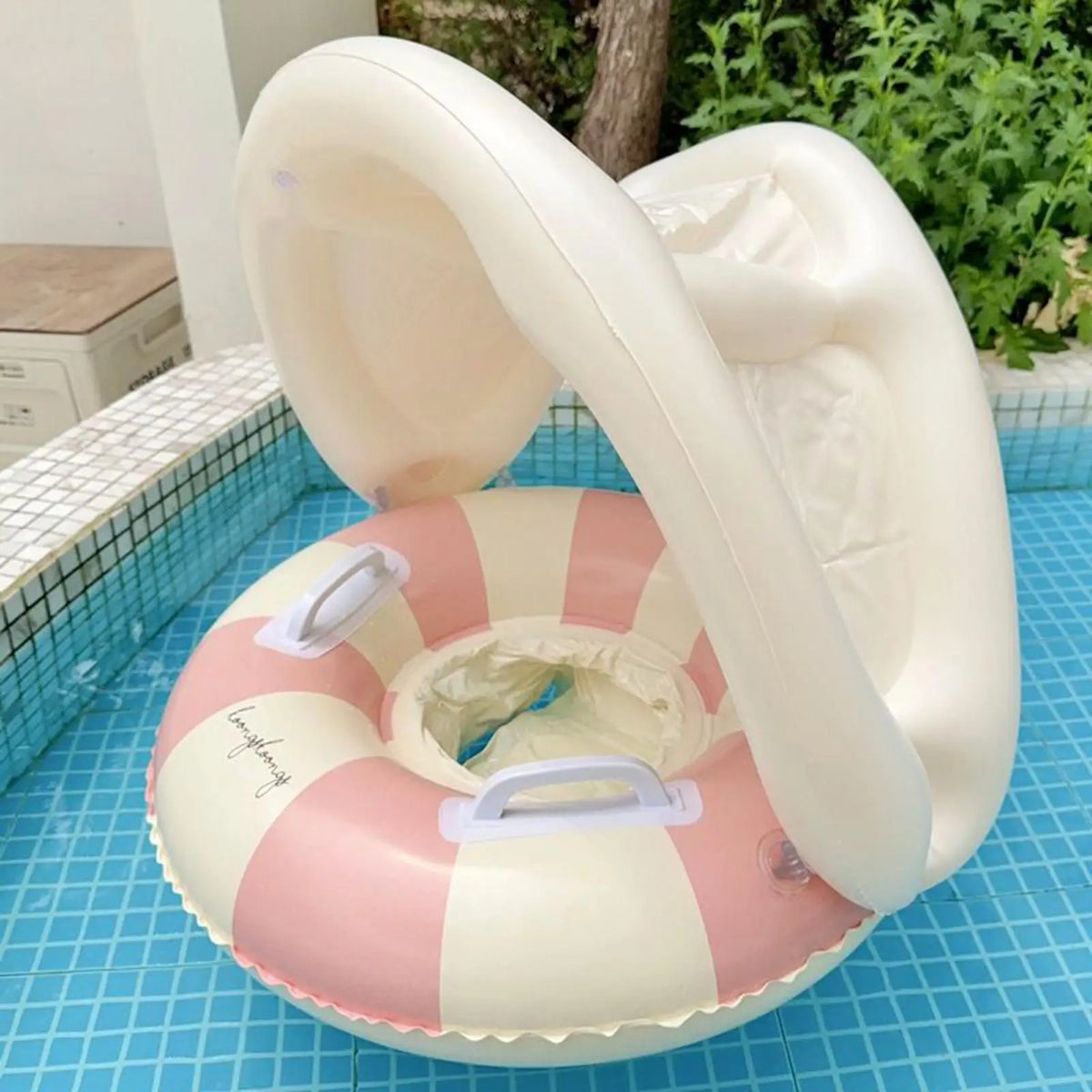 Baby Pool Float with Canopy for Infants & Toddlers
