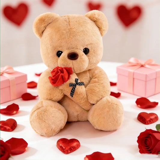 Rose Bear Plush