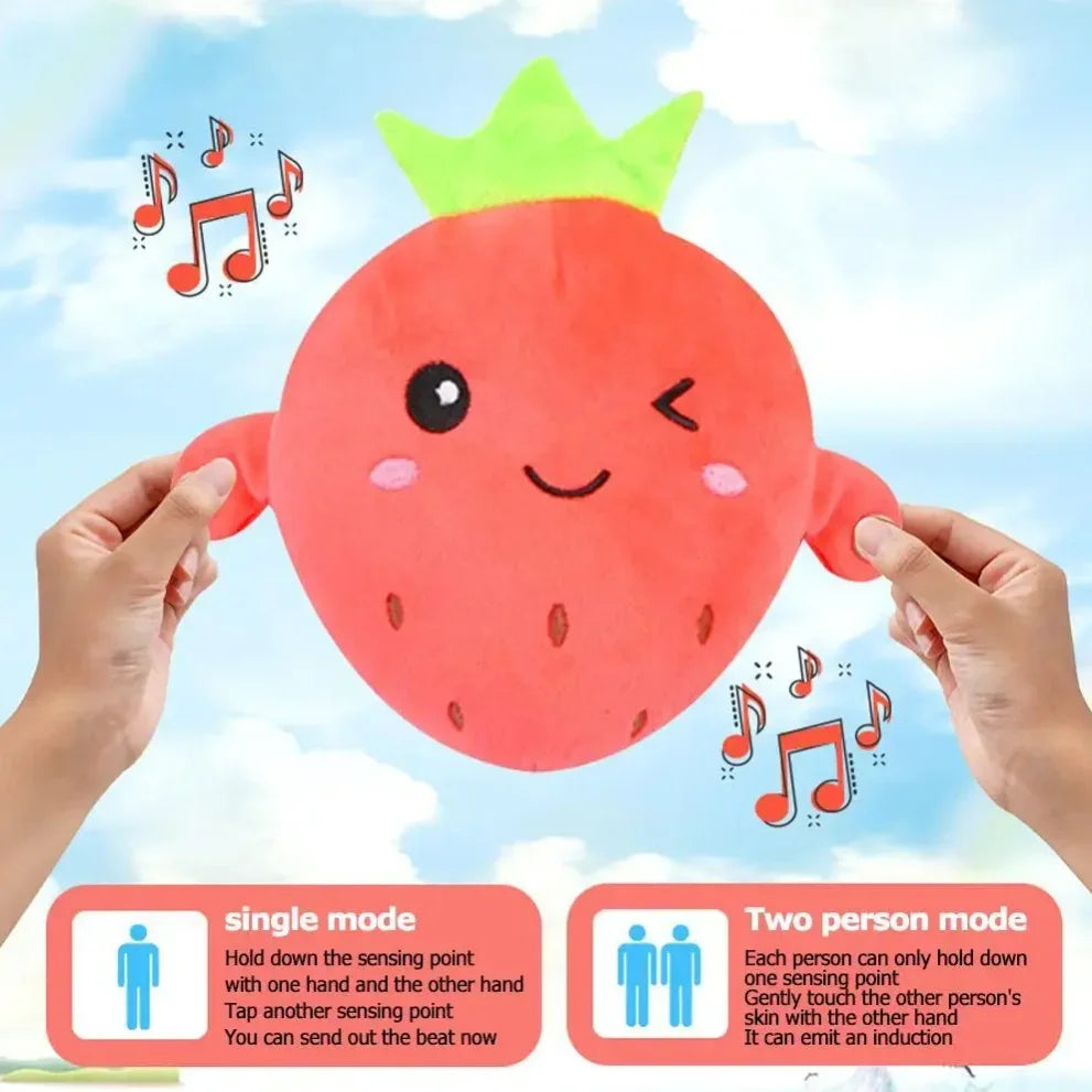 Musical Plush Toy with Touch Sensor and Interactive Sounds for Kids