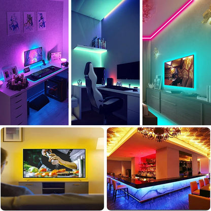 RGB LED Strip Lights – 5V Remote Control Room & TV Backlight