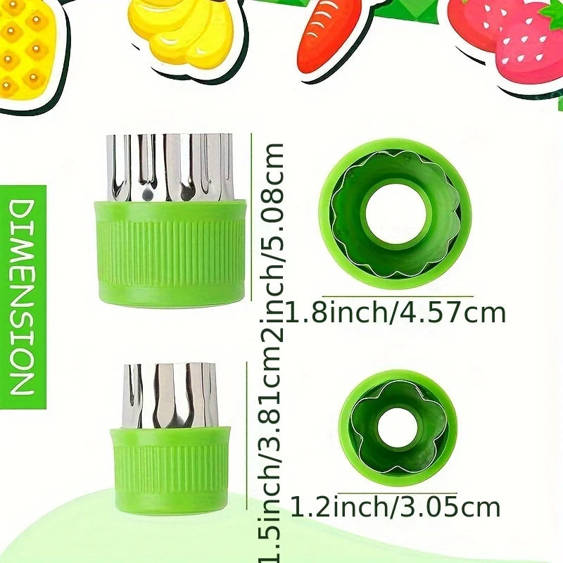 Cookie Cutter Set 9PCS Stainless Steel Mini Cookie & Vegetable Cutters