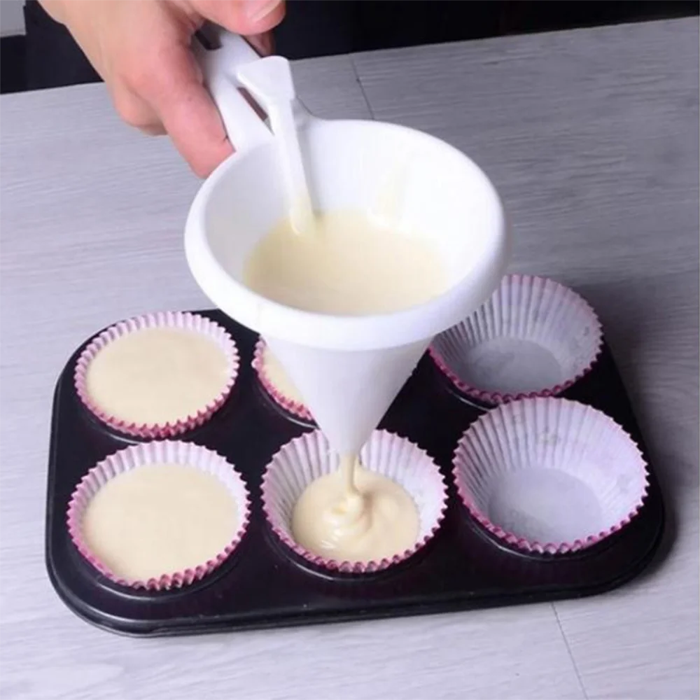 Baking Batter Dispenser, Adjustable Funnel for Pancakes & Pastry