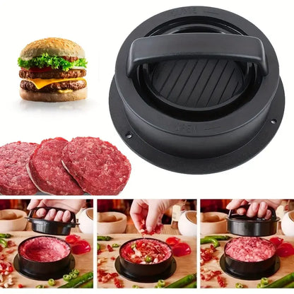 Burger Press, 3-in-1 Hamburger Patty Maker & Stuffed Burger Mold