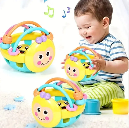 Baby Sensory Ball – Soft Grasping Rattle Toy for Infants