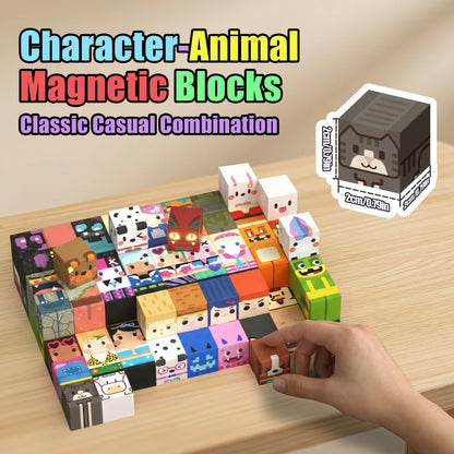 Magnetic Building Blocks STEM Educational Construction Toy for Kids