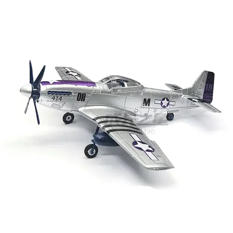 1:48 Fighter Plane Model Kit – 20-Piece Plastic Aircraft